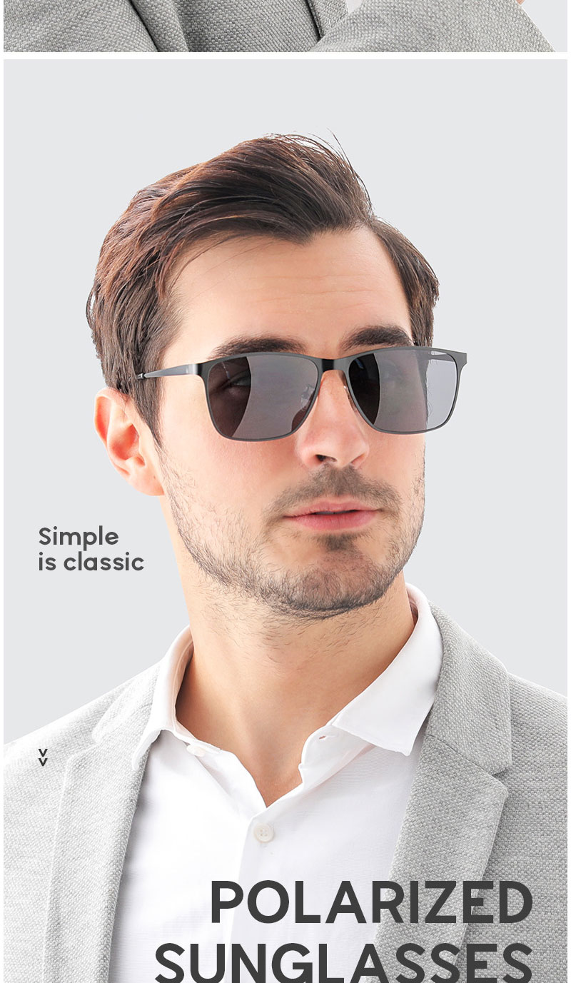 SIMPRECT Anti-glare Polarized Sunglasses Men